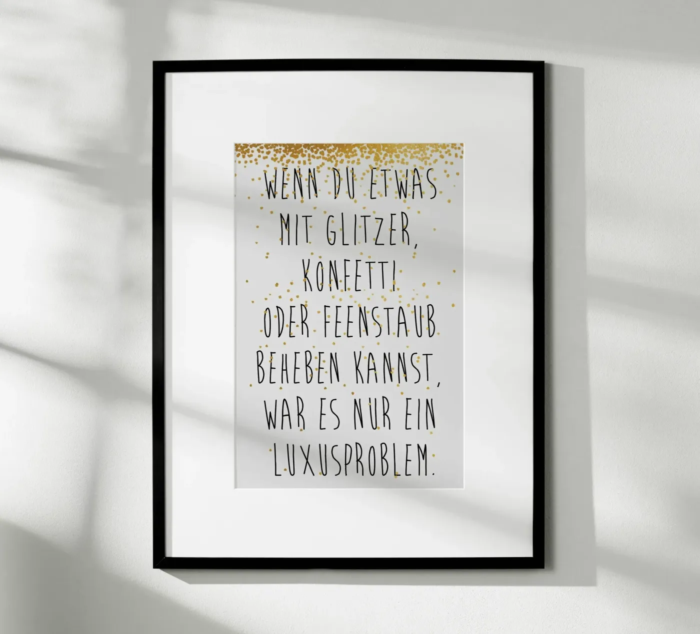 Luxusproblem poster van typealive