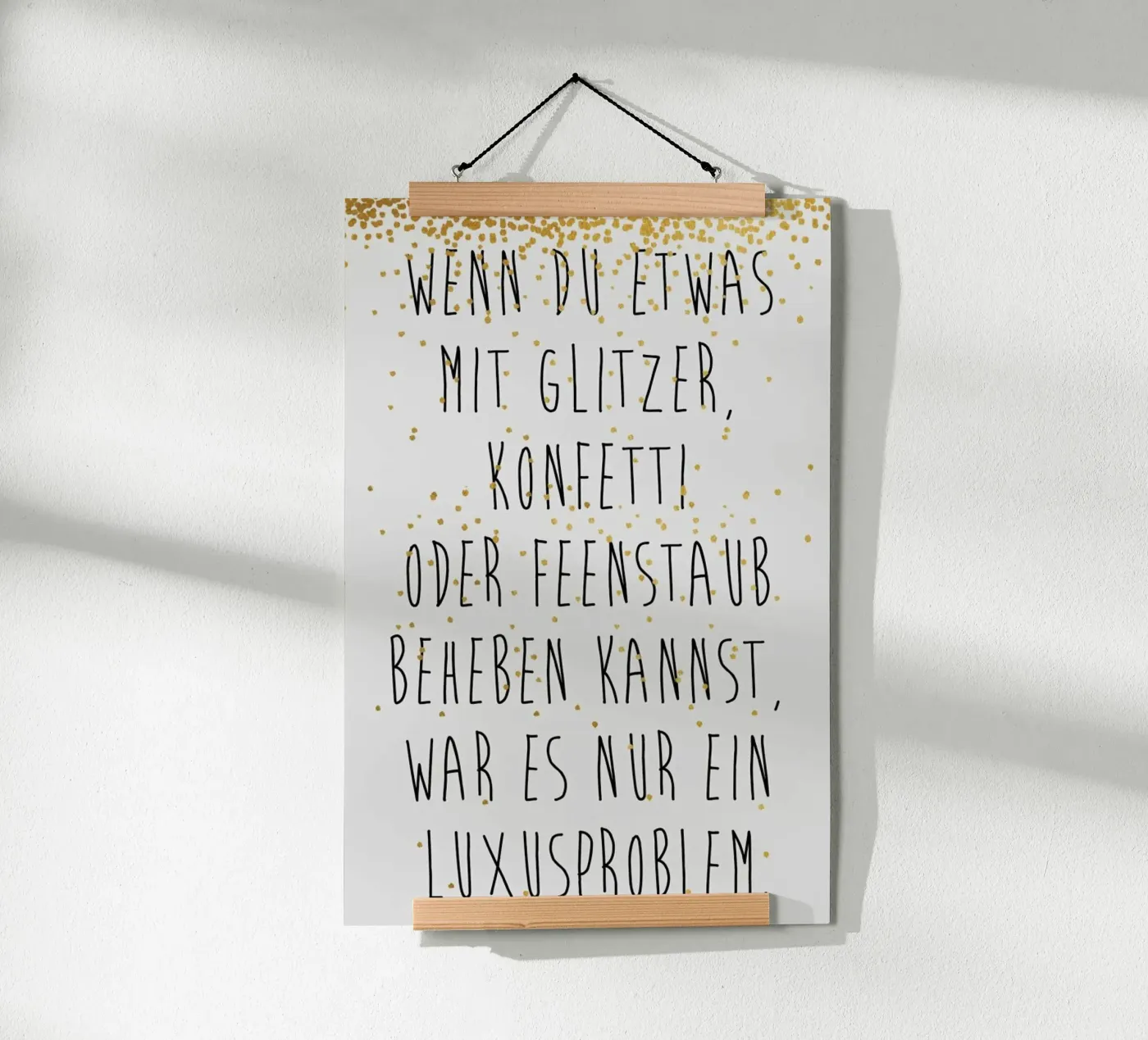 Luxusproblem poster van typealive