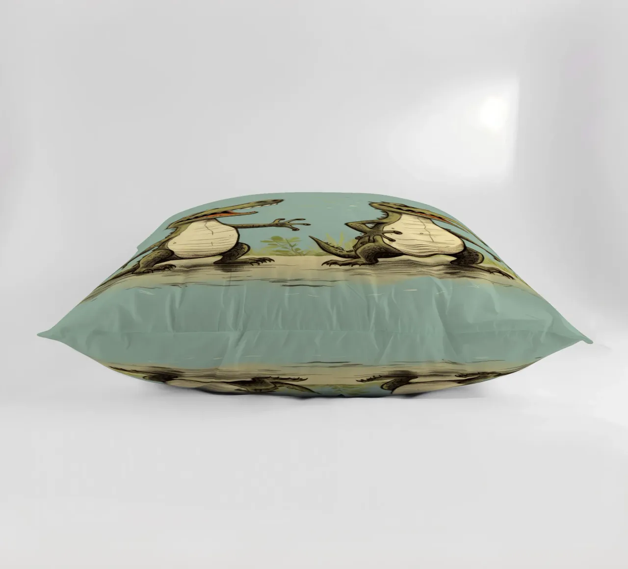 Retro Alligator Duo cuscino da Funny Animals