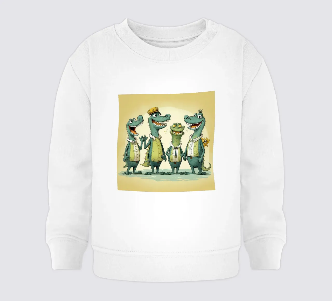 Gang di alligatori retrò felpa neonato da Funny Animals