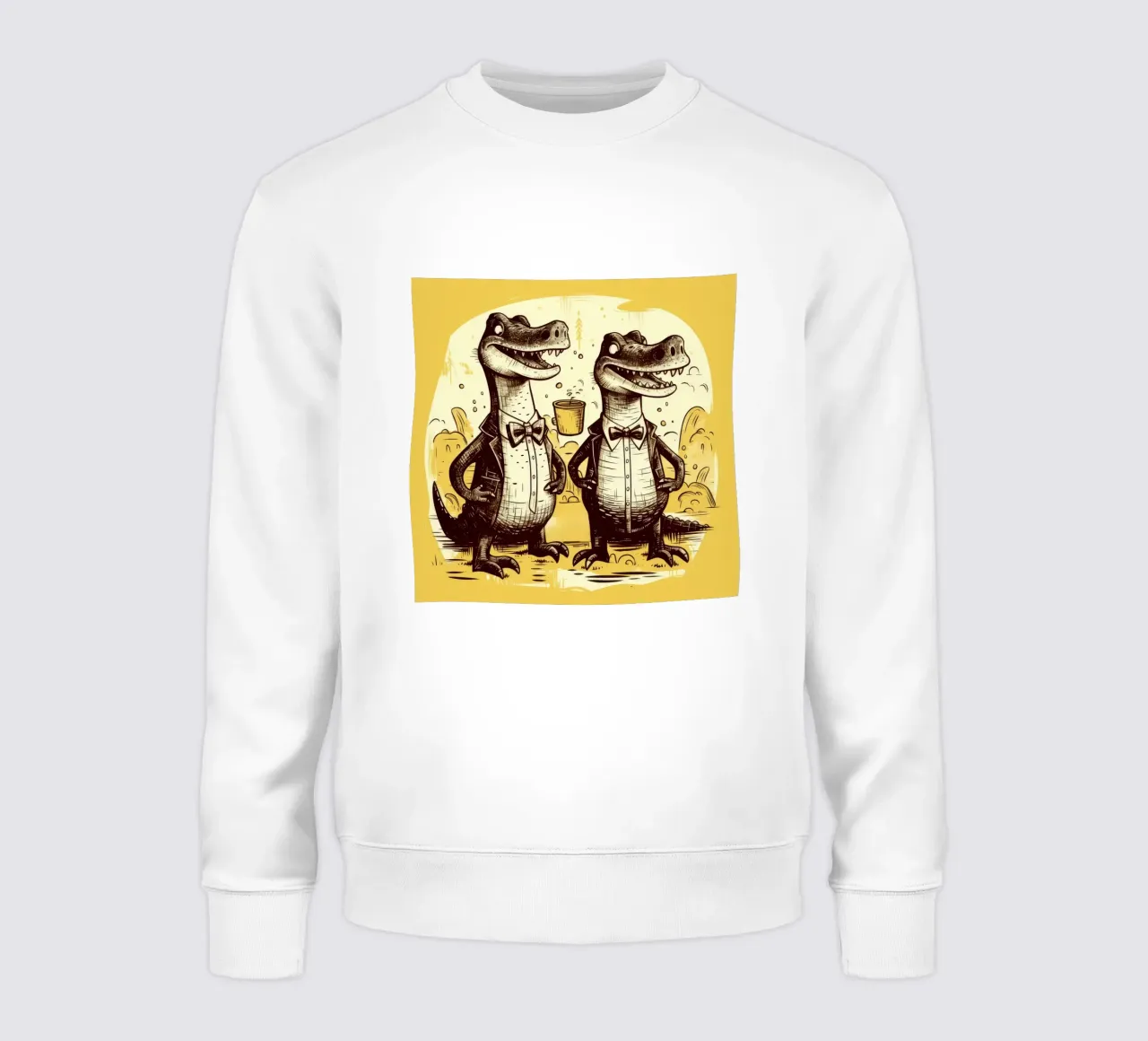 Retro Alligator Duo felpa da Funny Animals