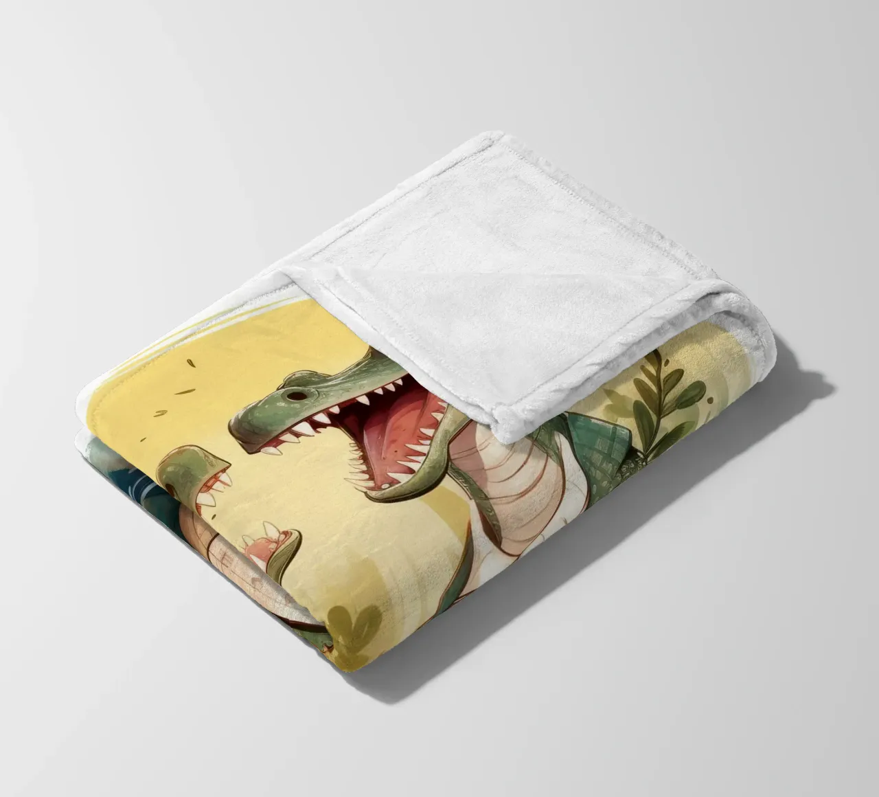 Retro Alligator Duo coperta in pile da Funny Animals