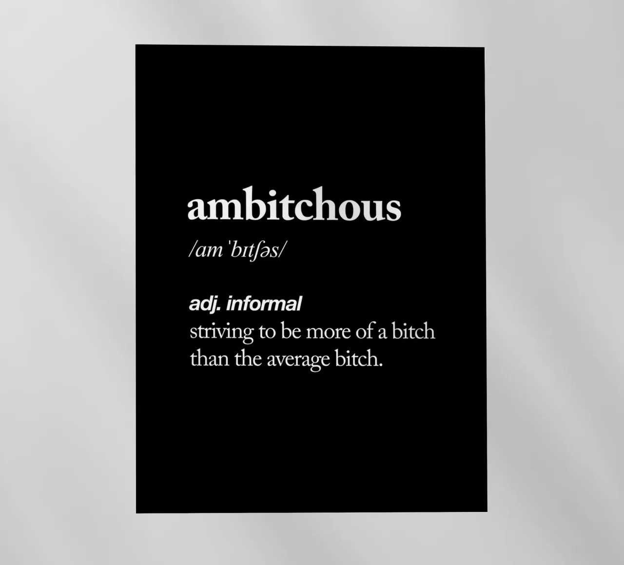 Design tipografico ambiguo in bianco e nero pellicola backlit da THE MOTIVATED TYPE