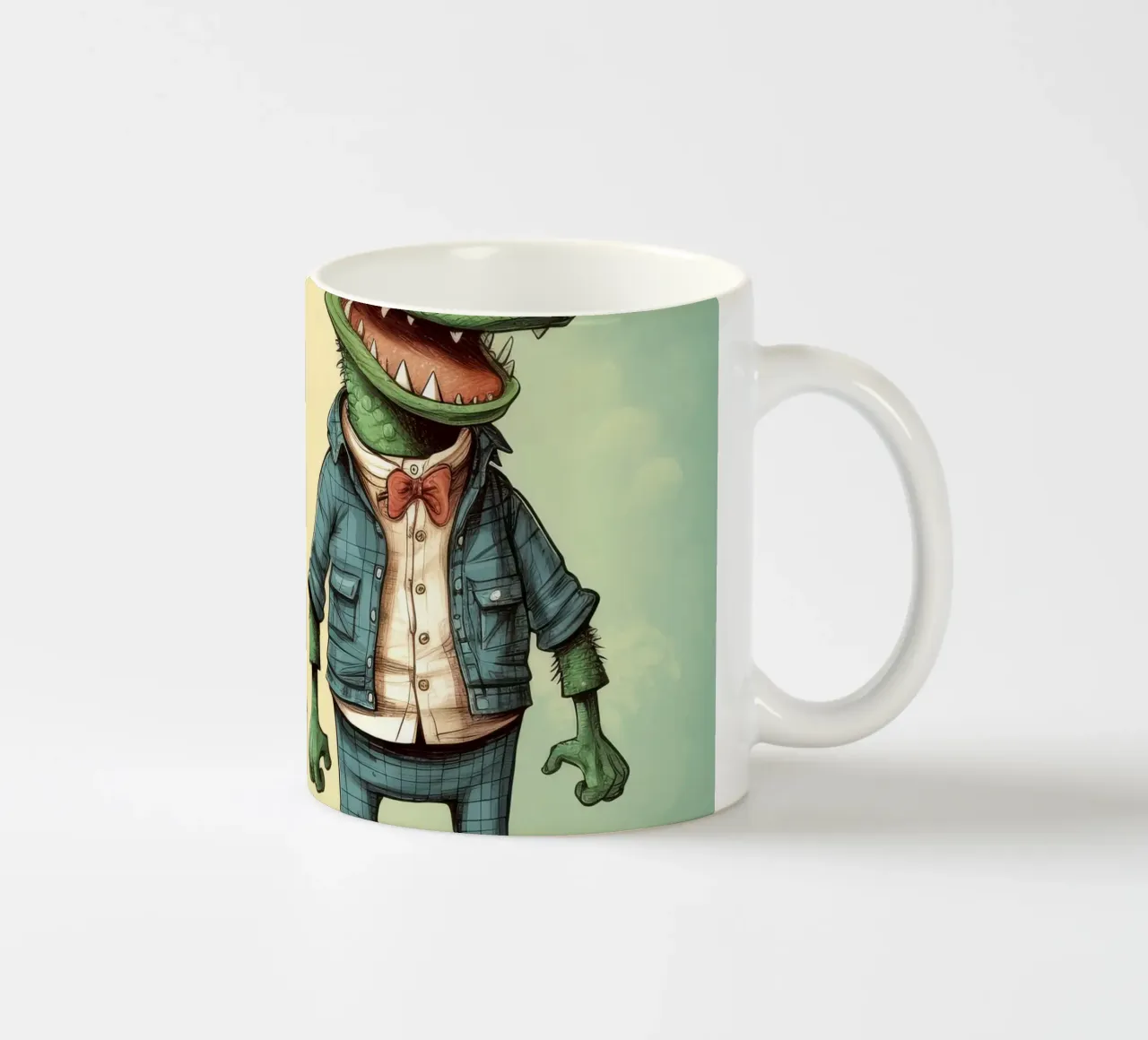 Retro Alligator Duo tazza in ceramica da Funny Animals