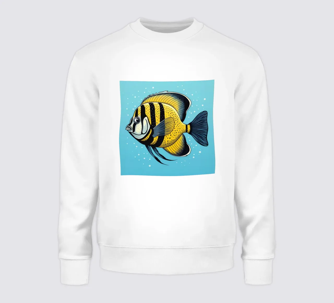 Pesce angelo retrò felpa da Funny Animals