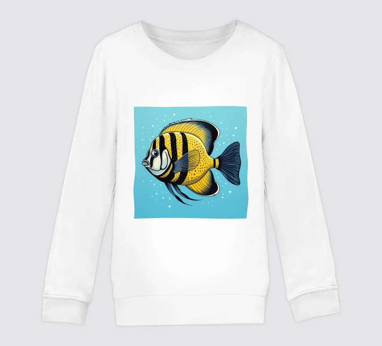 Pesce angelo retrò felpa bambino da Funny Animals