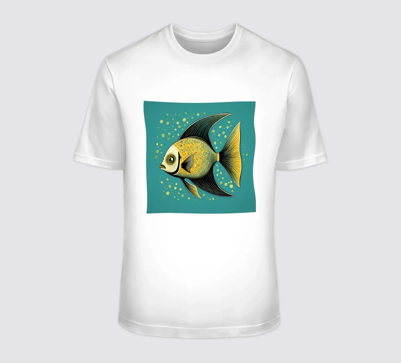 Pesce angelo retrò t-shirt da Funny Animals