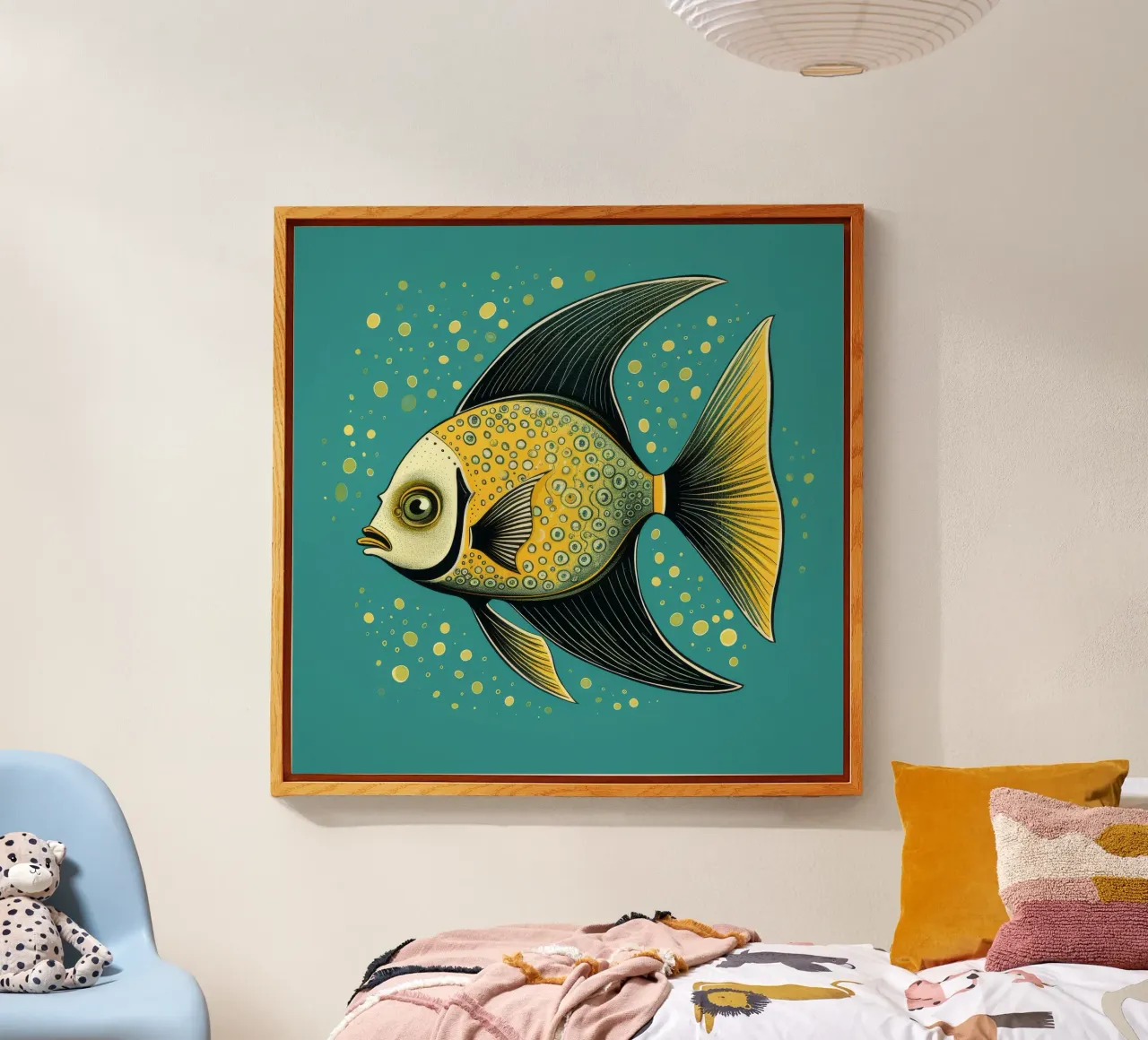Pesce angelo retrò plexiglass da Funny Animals