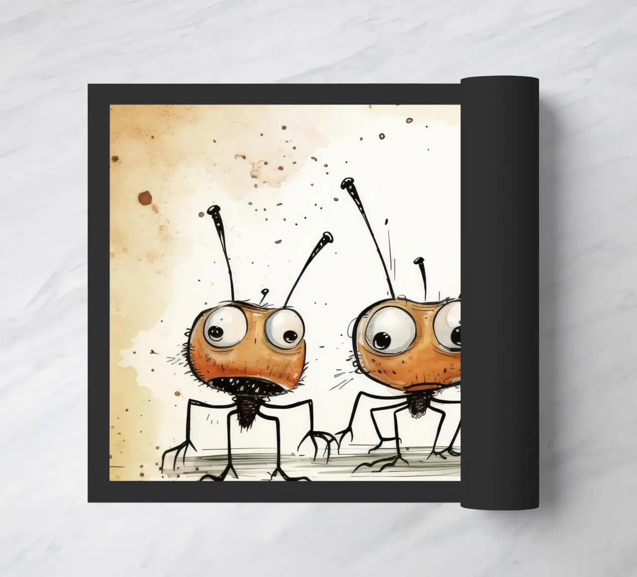 Pandilla de hormigas retro felpudo de Funny Animals