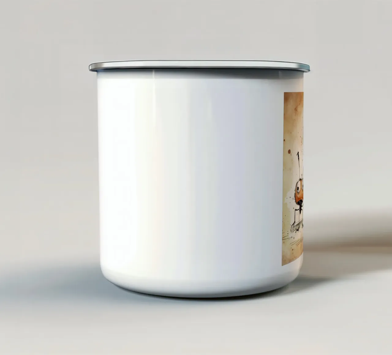 Retro-Ameisenbande Emaille Tasse von Funny Animals