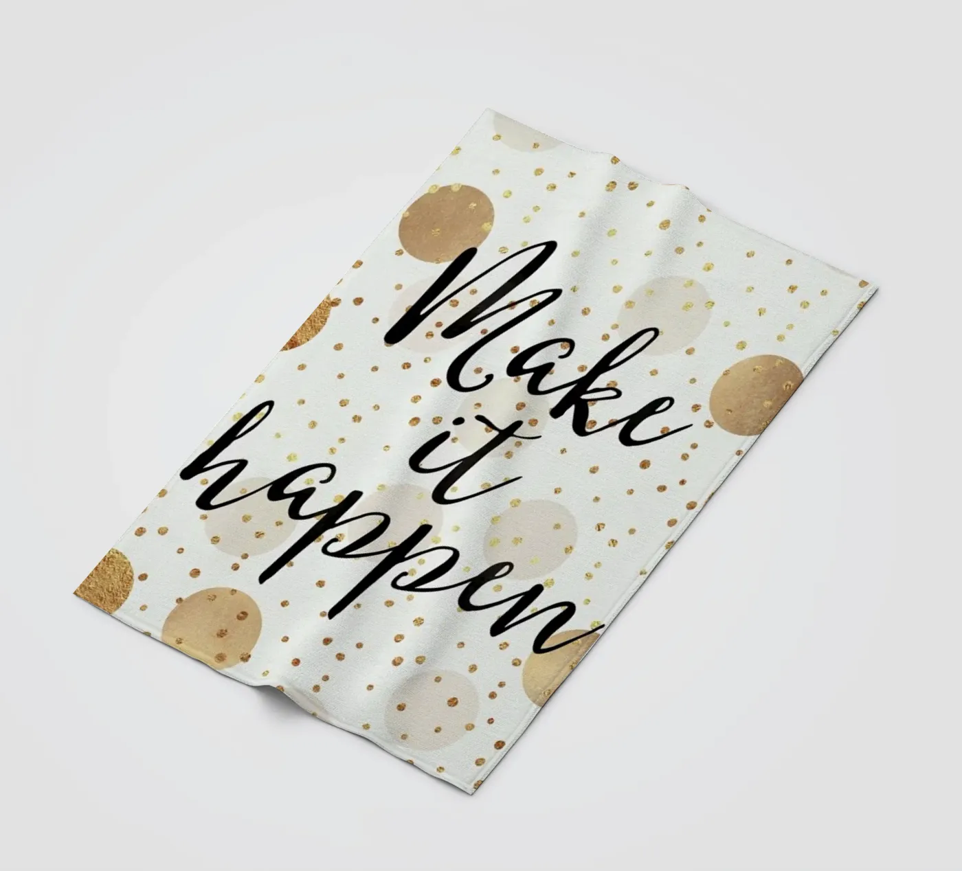 Make it Happen Fleecedecke von Elisabeth Fredriksson