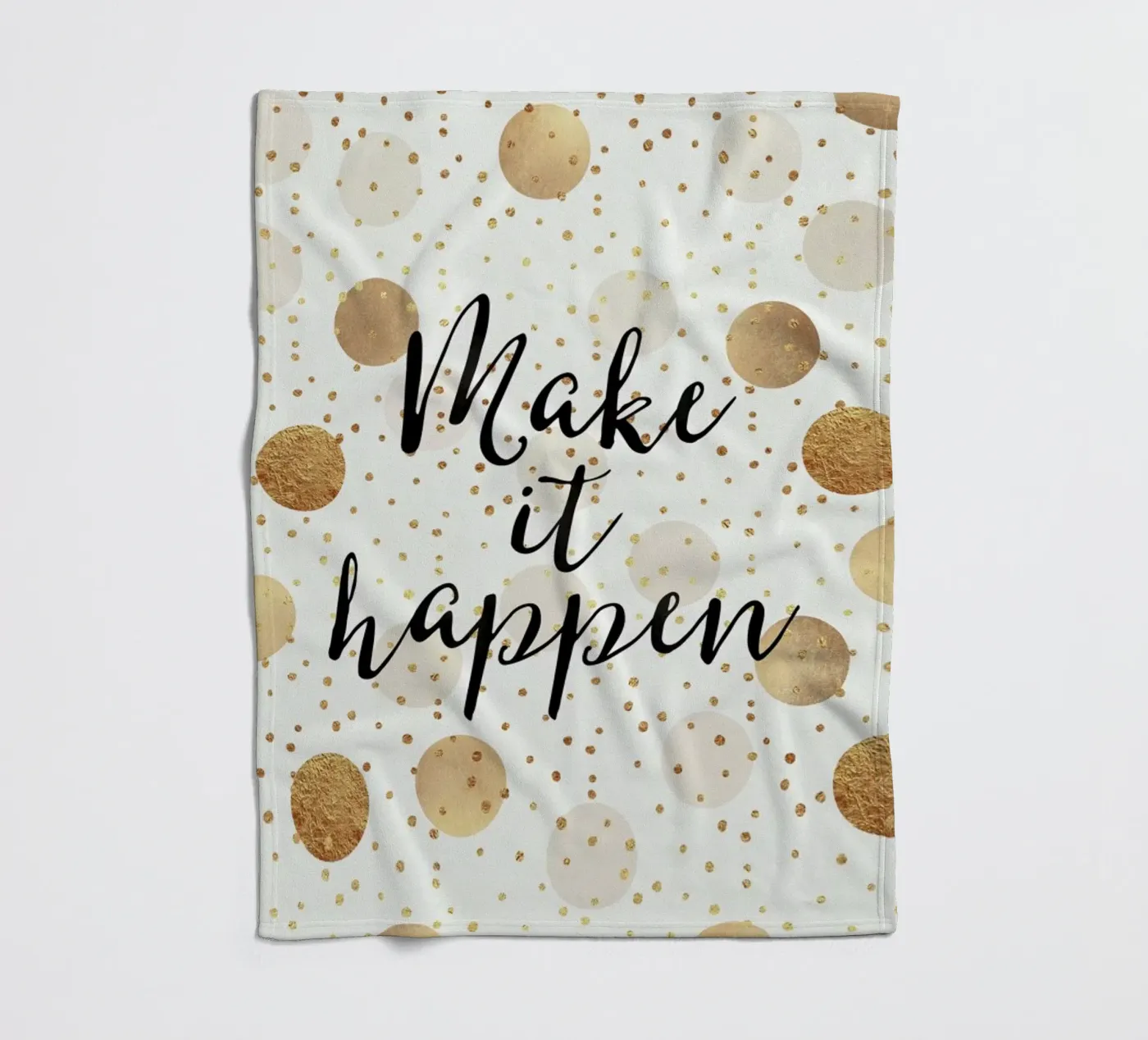 Make it Happen Fleecedecke von Elisabeth Fredriksson