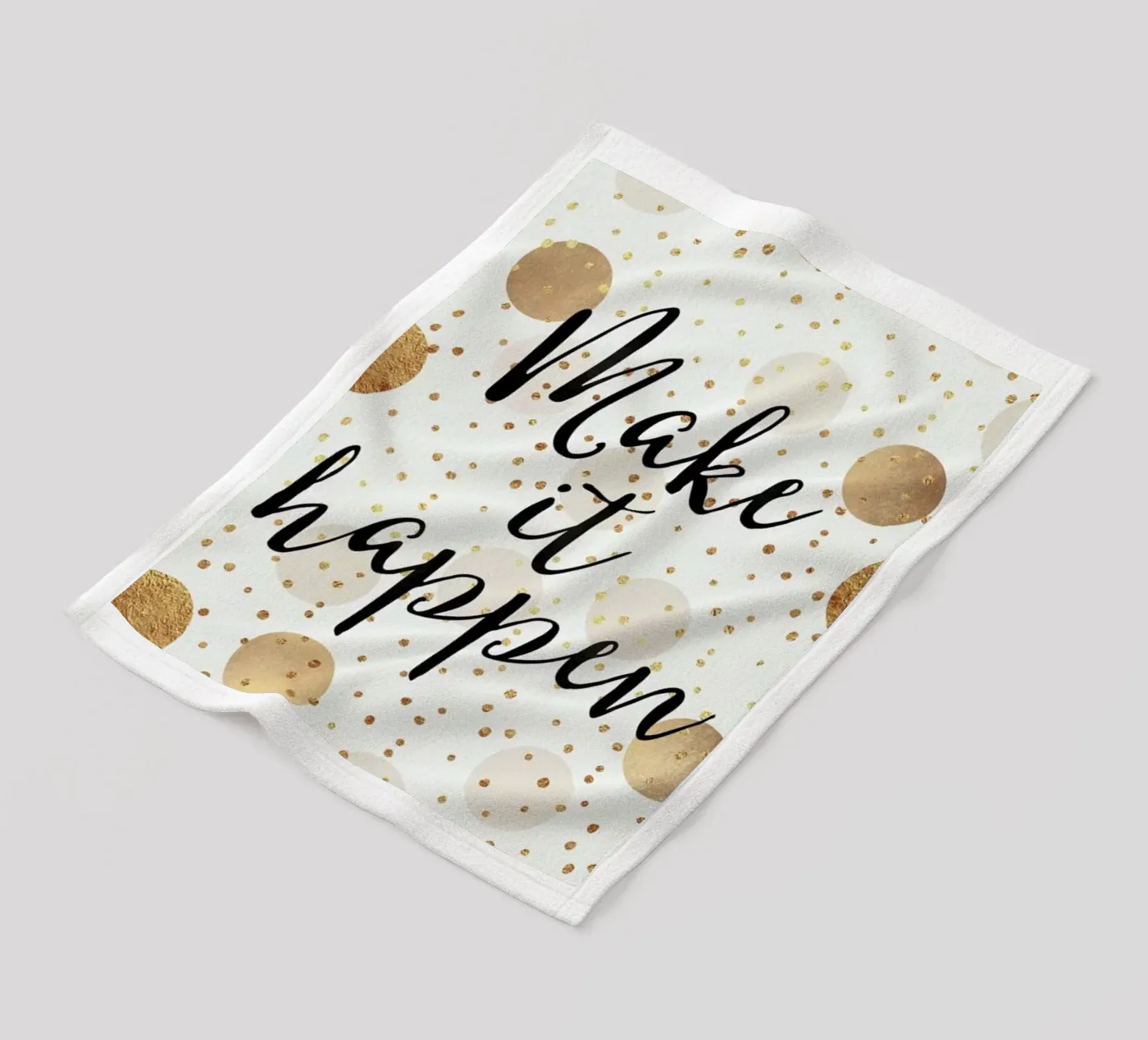 Make it Happen Fleecedecke von Elisabeth Fredriksson