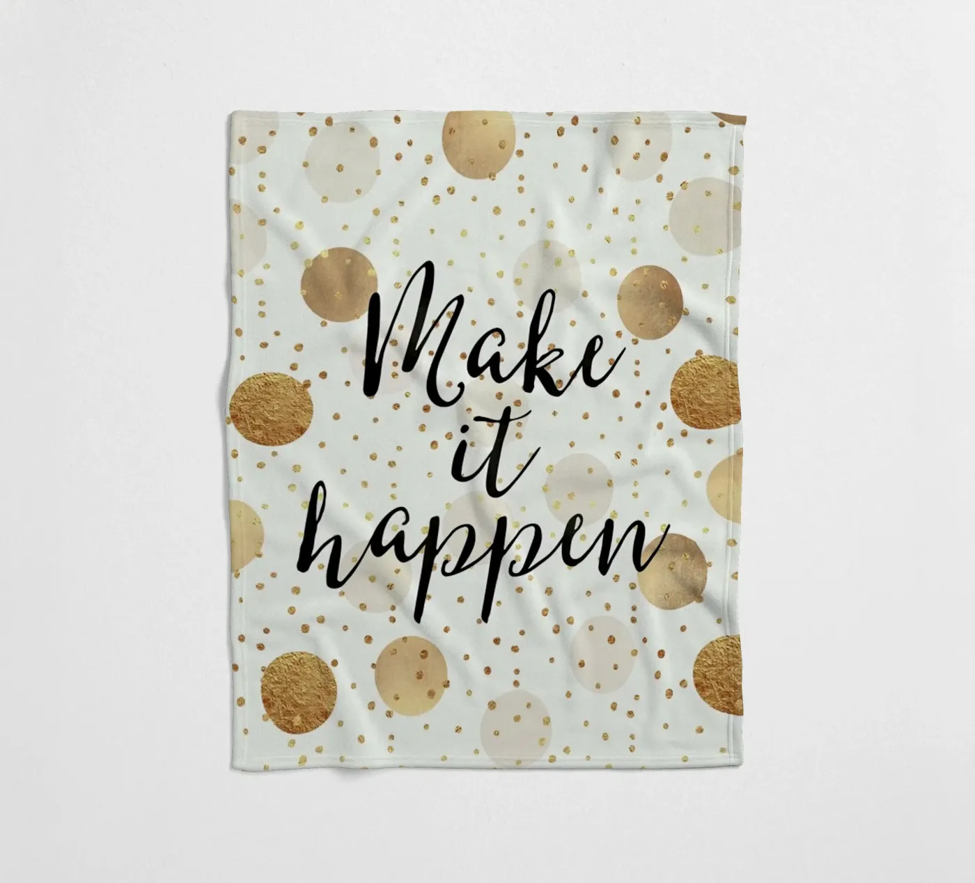 Make it Happen Fleecedecke von Elisabeth Fredriksson