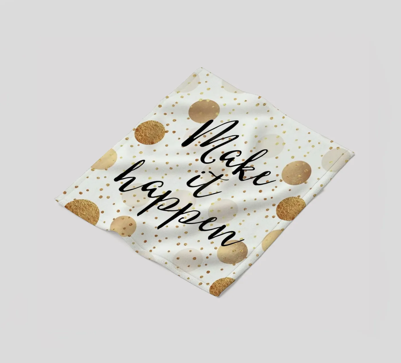 Make it Happen Fleecedecke von Elisabeth Fredriksson