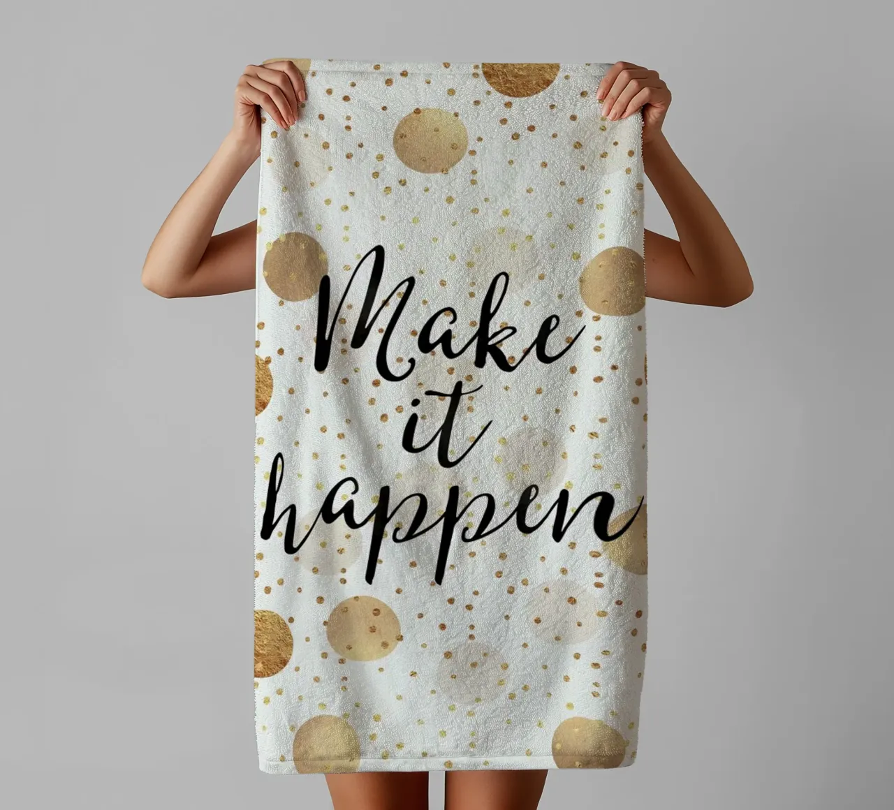 Make it Happen asciugamano da bagno da Elisabeth Fredriksson