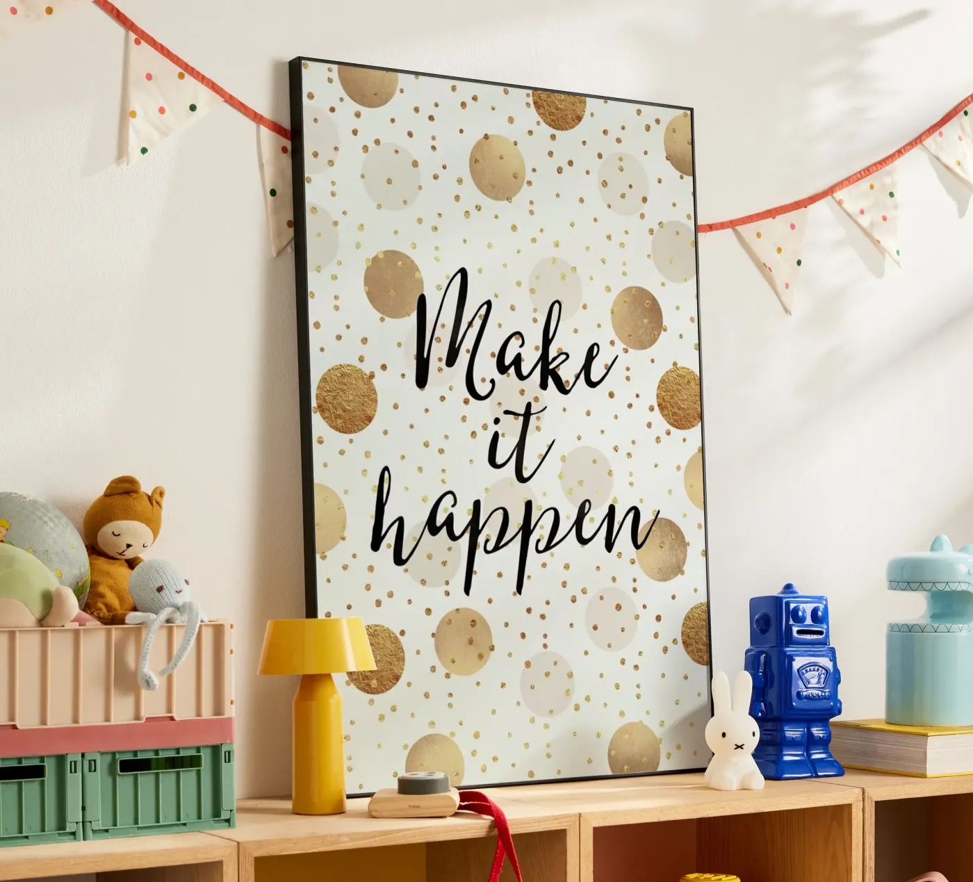 Make it Happen forex plate by Elisabeth Fredriksson