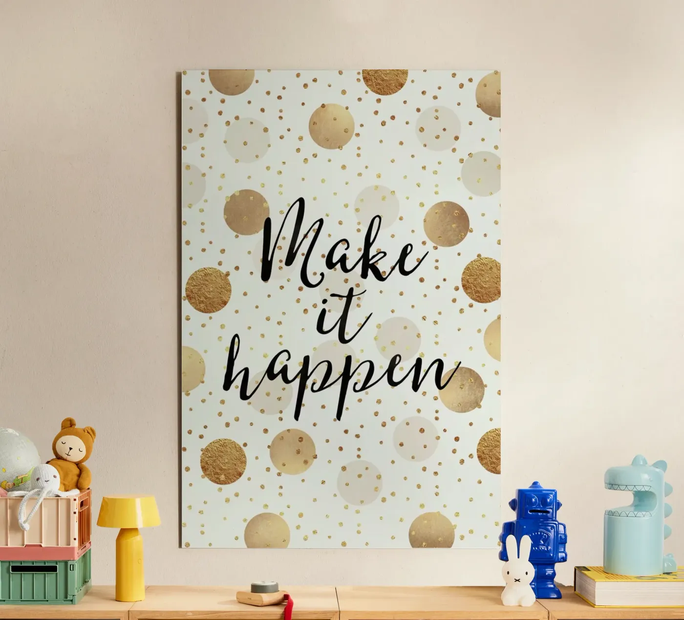 Make it Happen forex plate by Elisabeth Fredriksson