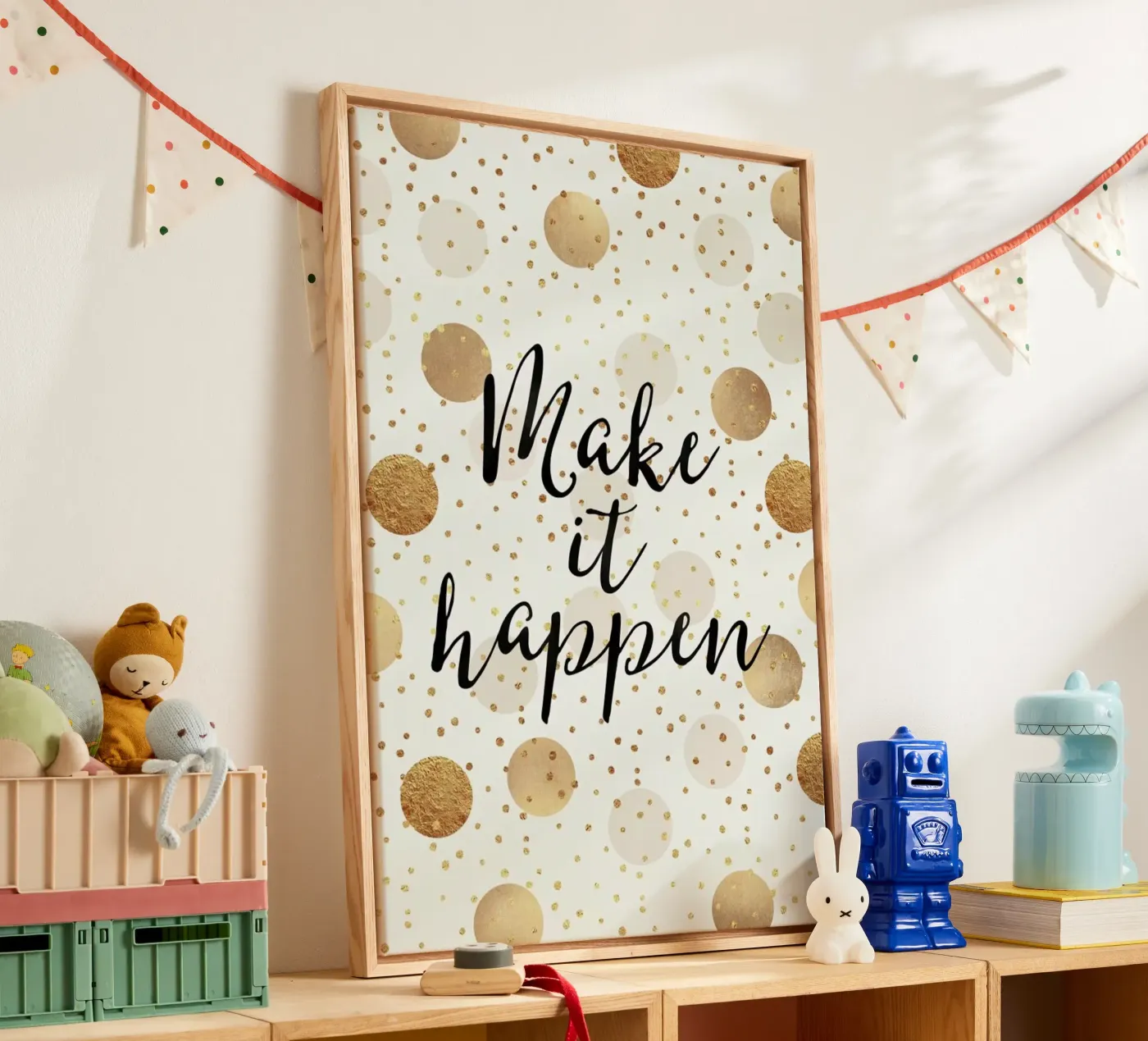Make it Happen canvas by Elisabeth Fredriksson