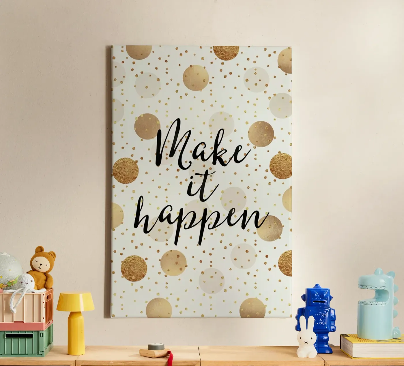 Make it Happen canvas by Elisabeth Fredriksson