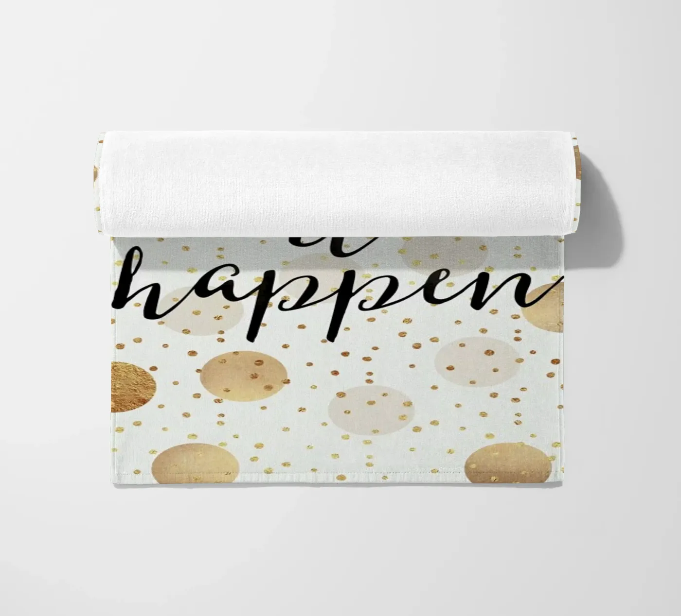 Make it Happen beach towel by Elisabeth Fredriksson