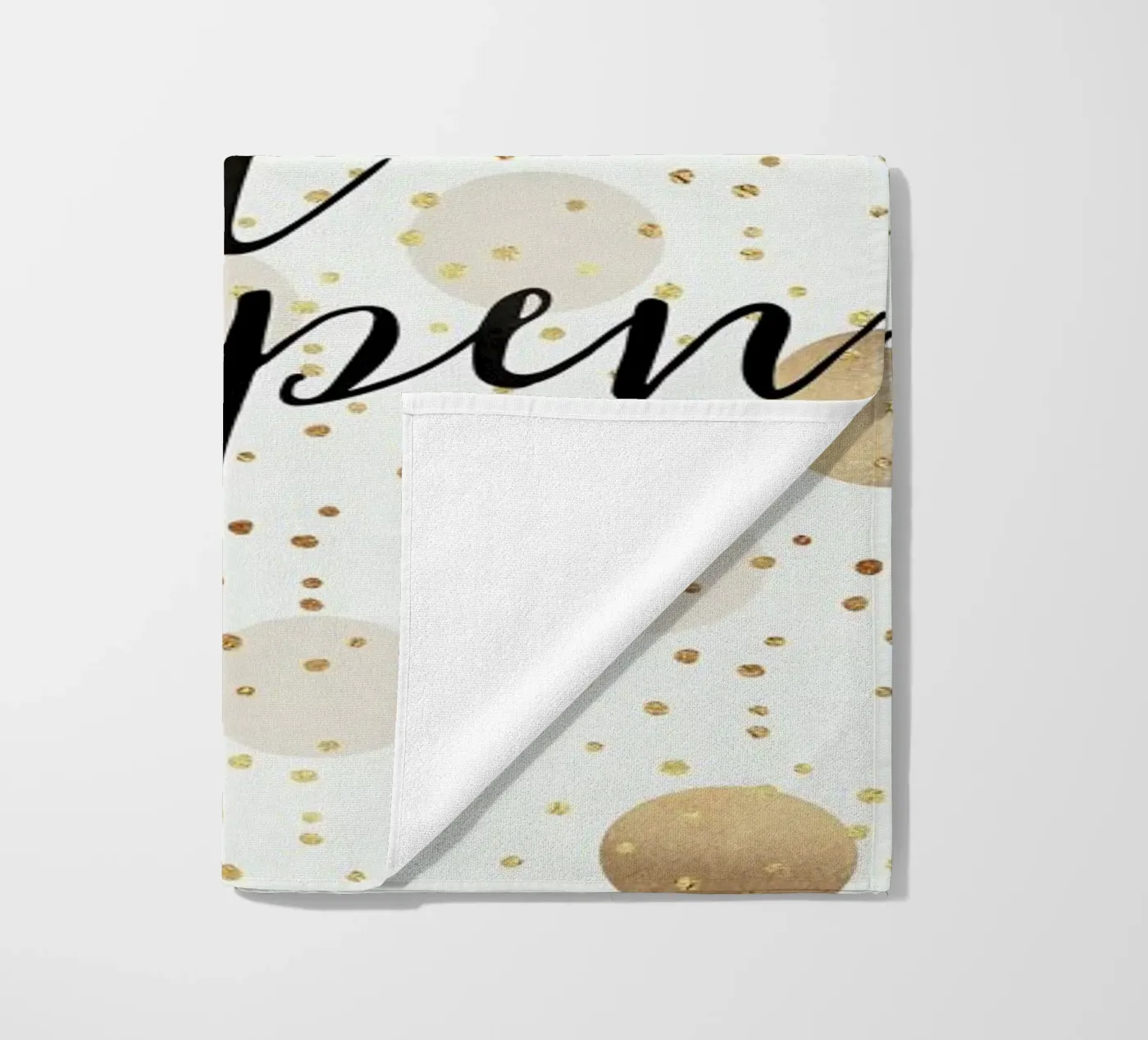 Make it Happen beach towel by Elisabeth Fredriksson