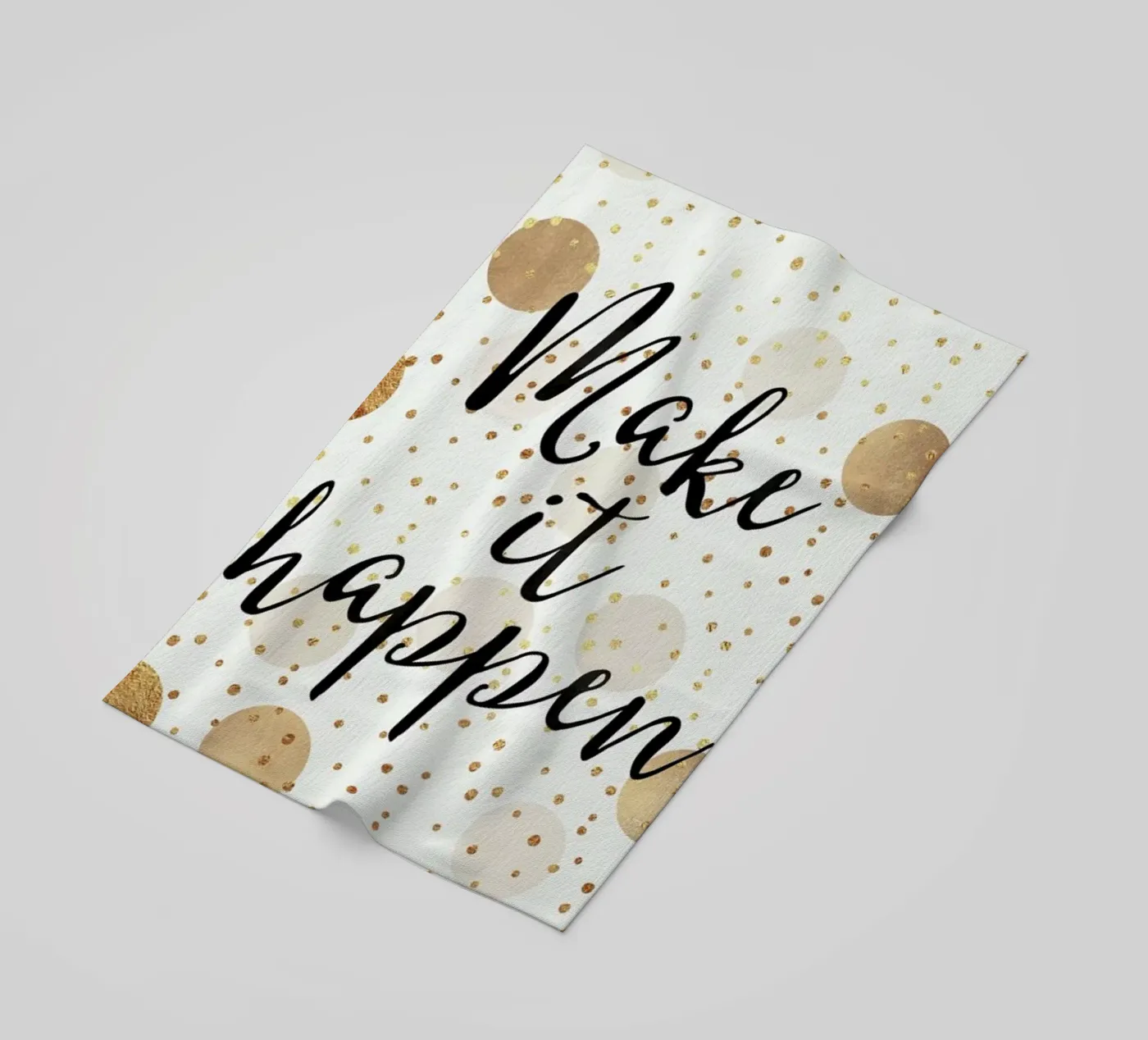 Make it Happen beach towel by Elisabeth Fredriksson