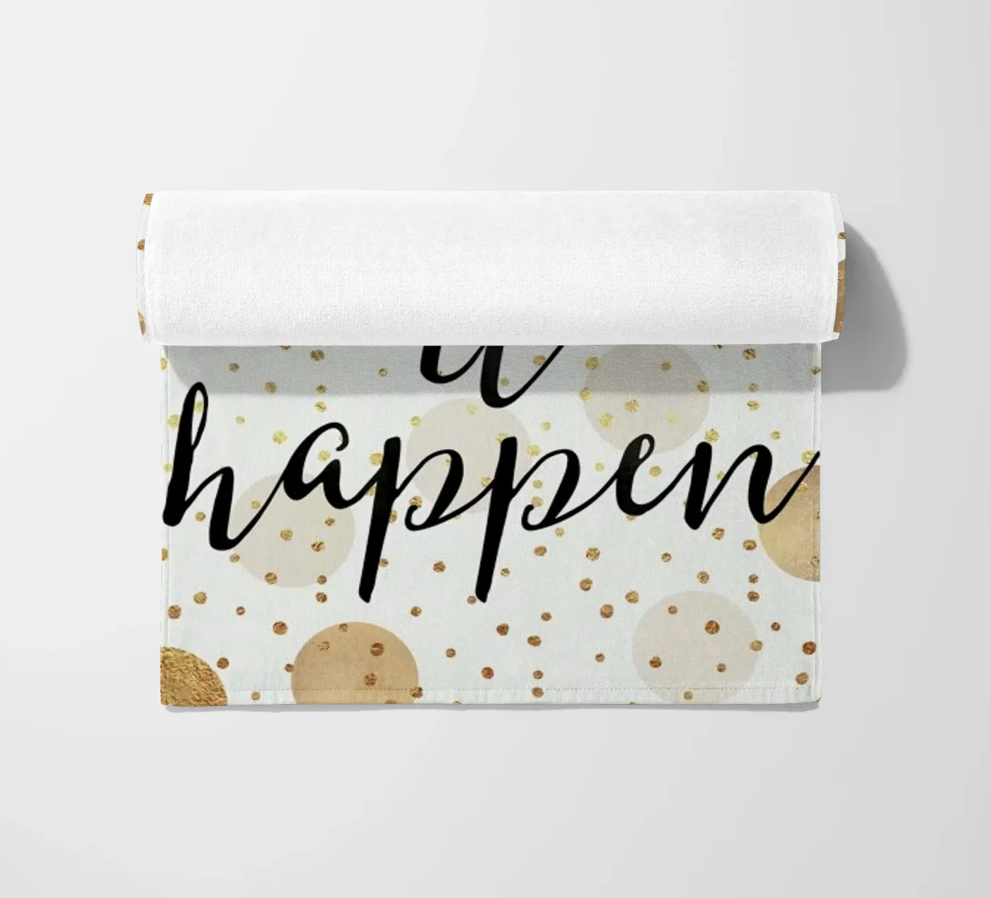 Make it Happen beach towel by Elisabeth Fredriksson