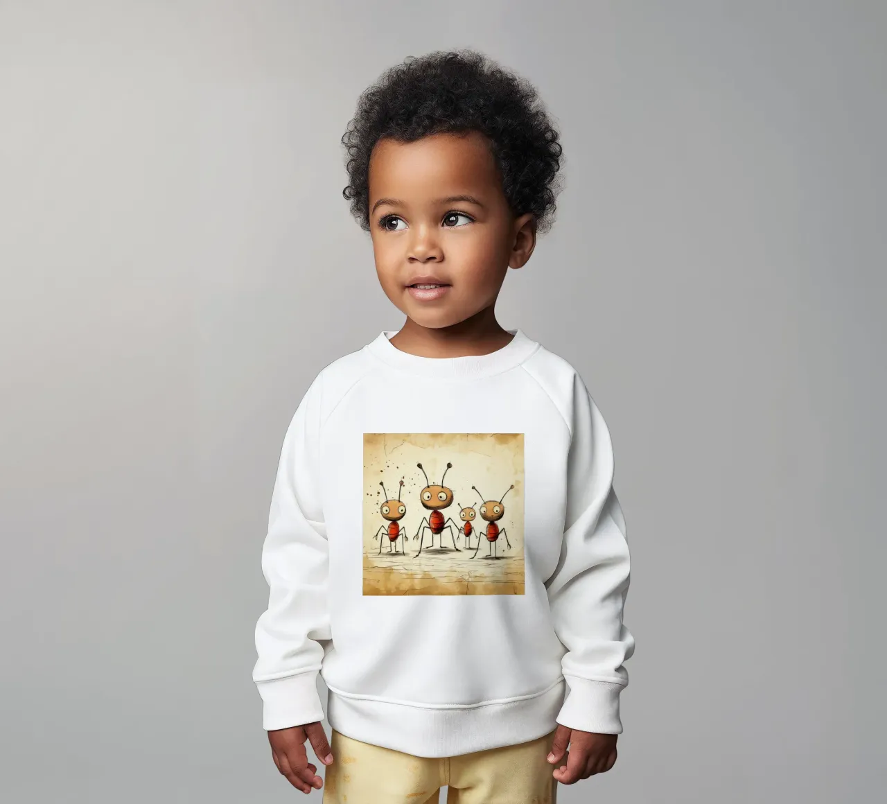 Pandilla de hormigas retro sudadera de bebé de Funny Animals