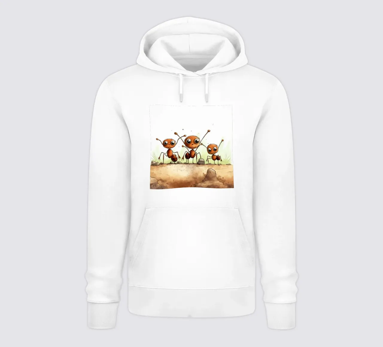 Pandilla de hormigas retro sudadera con capucha de Funny Animals