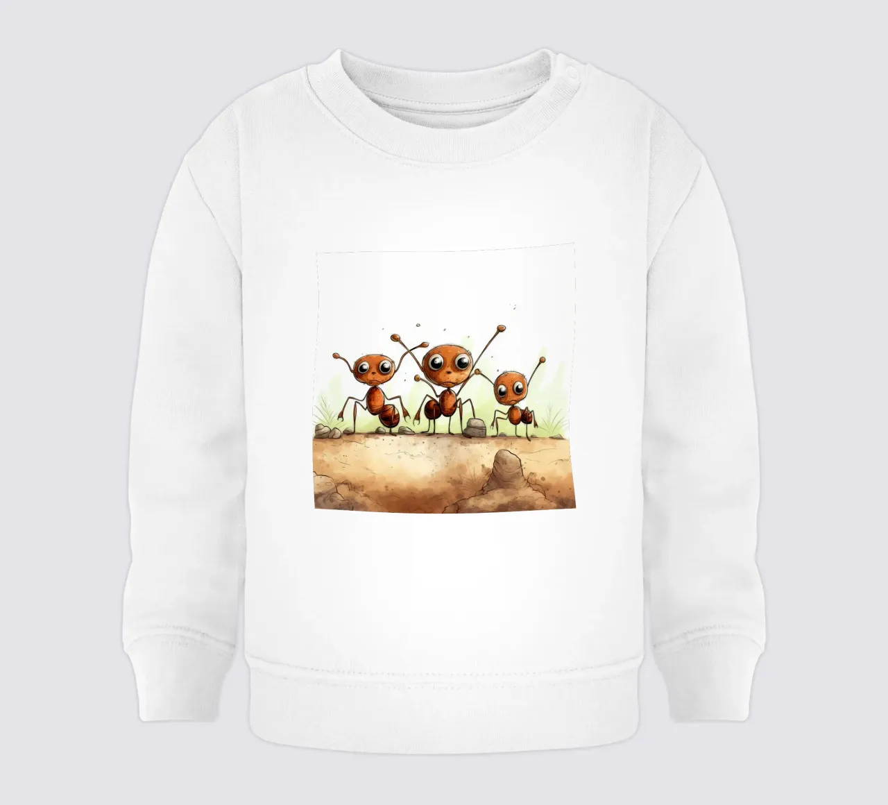 Pandilla de hormigas retro sudadera de bebé de Funny Animals