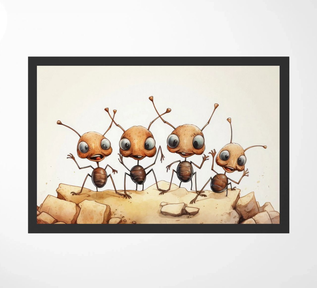 Banda di formiche retrò zerbino da Funny Animals