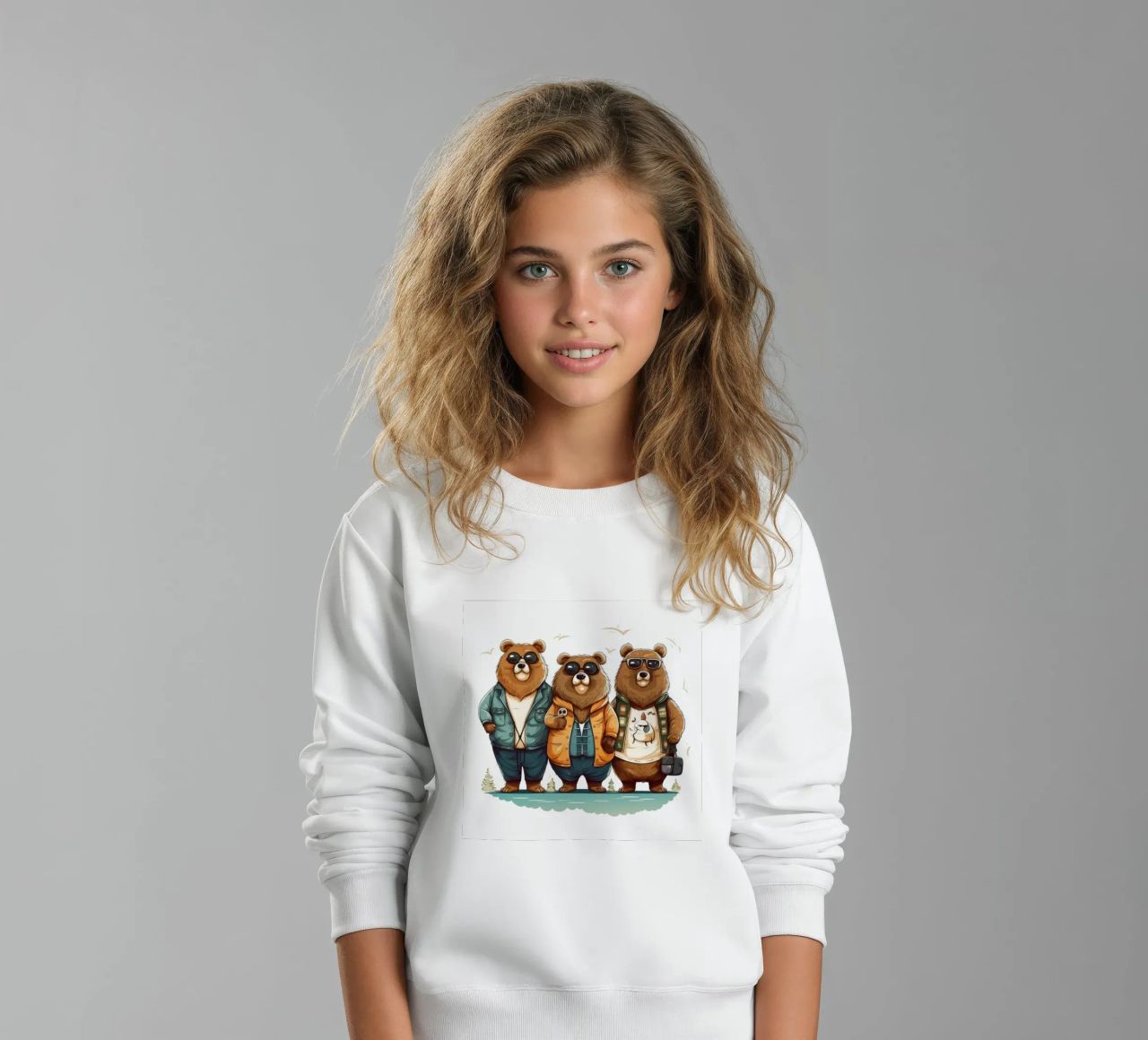 Pandilla de osos retro sudadera para niño de Funny Animals