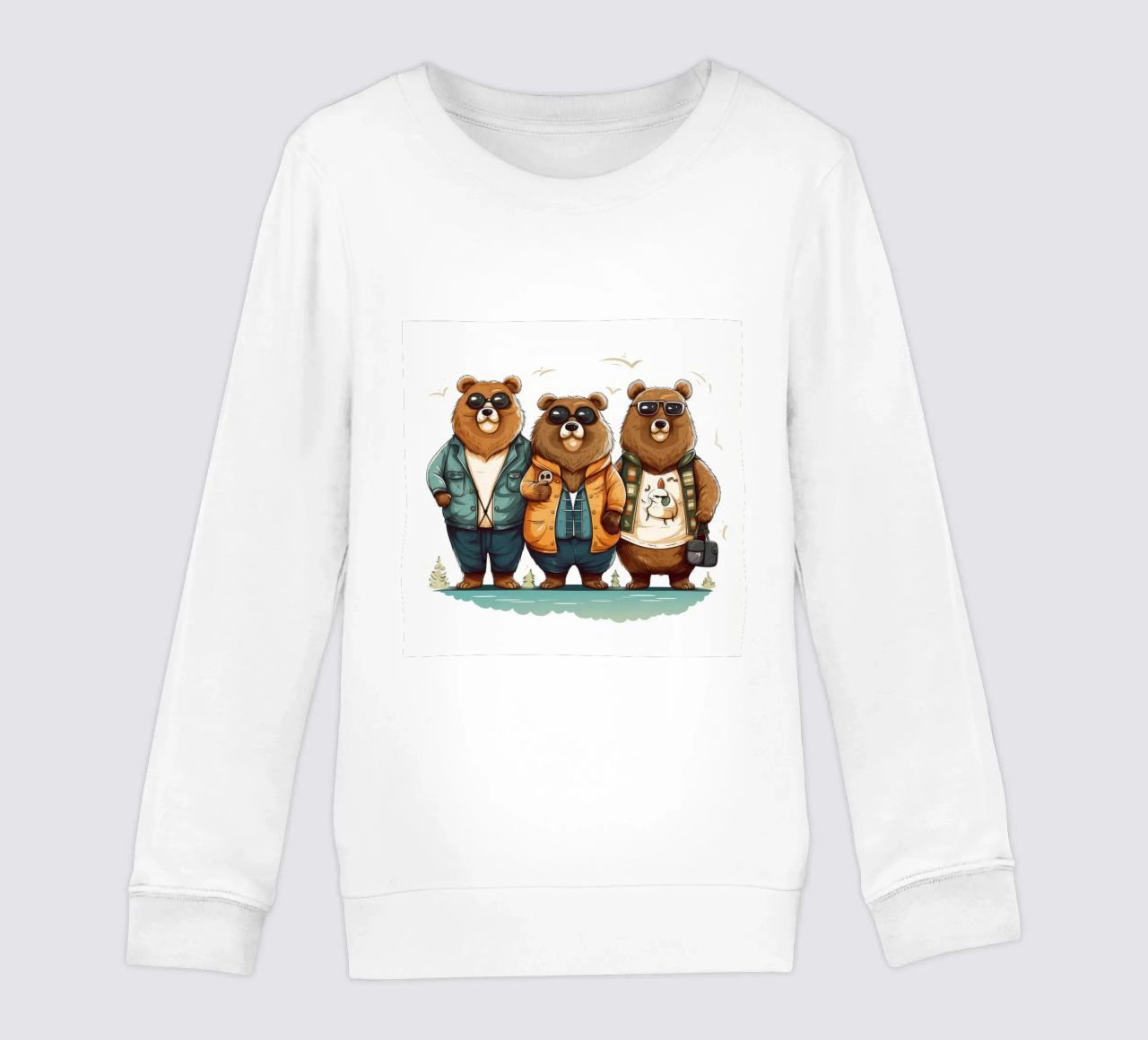 Pandilla de osos retro sudadera para niño de Funny Animals