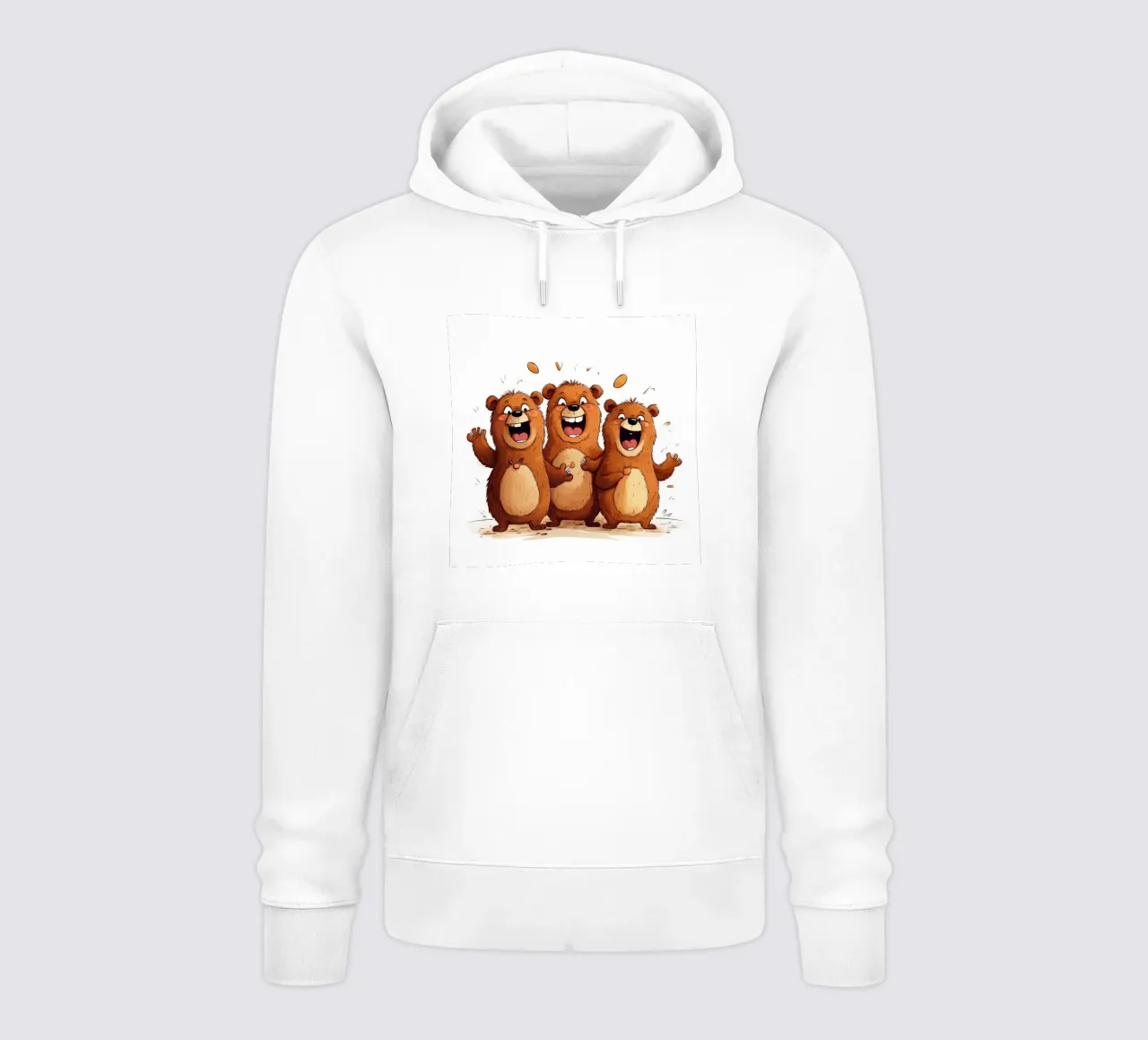 La banda degli orsi retrò felpa con cappuccio da Funny Animals