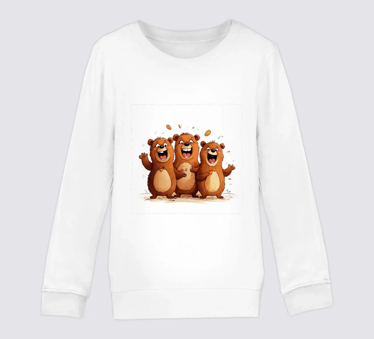 La banda degli orsi retrò felpa bambino da Funny Animals