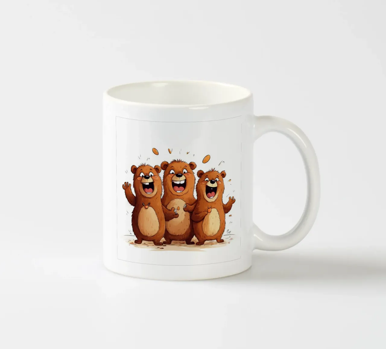 La banda degli orsi retrò tazza in ceramica da Funny Animals