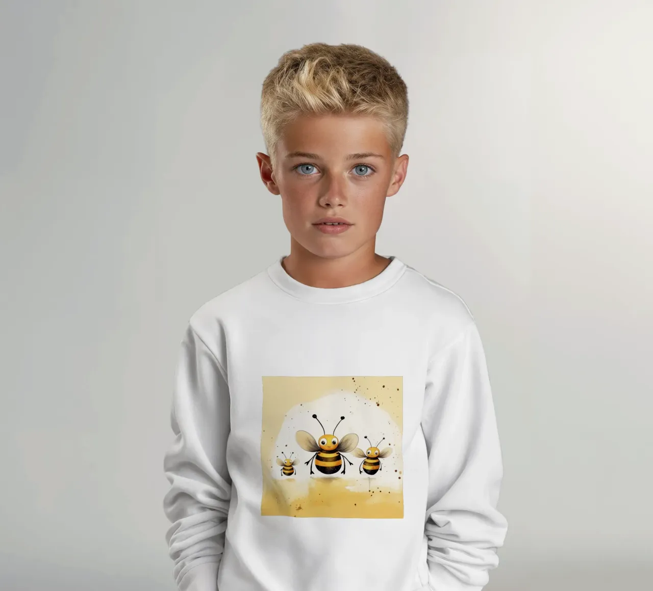 Pandilla Retro Bee sudadera para niño de Funny Animals