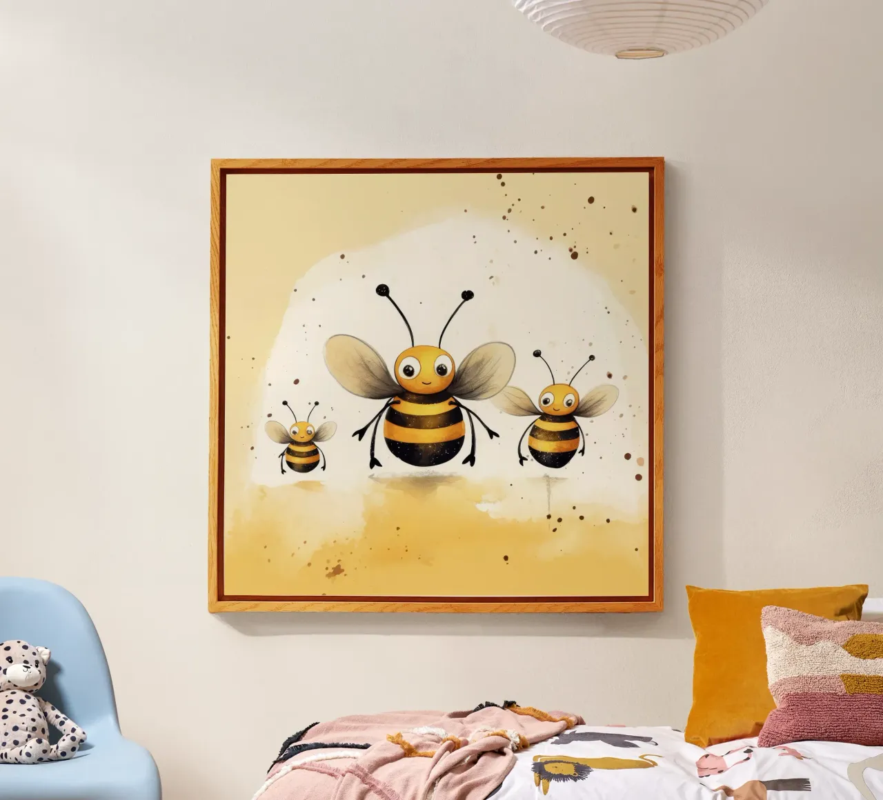 Pandilla Retro Bee metacrilato de Funny Animals