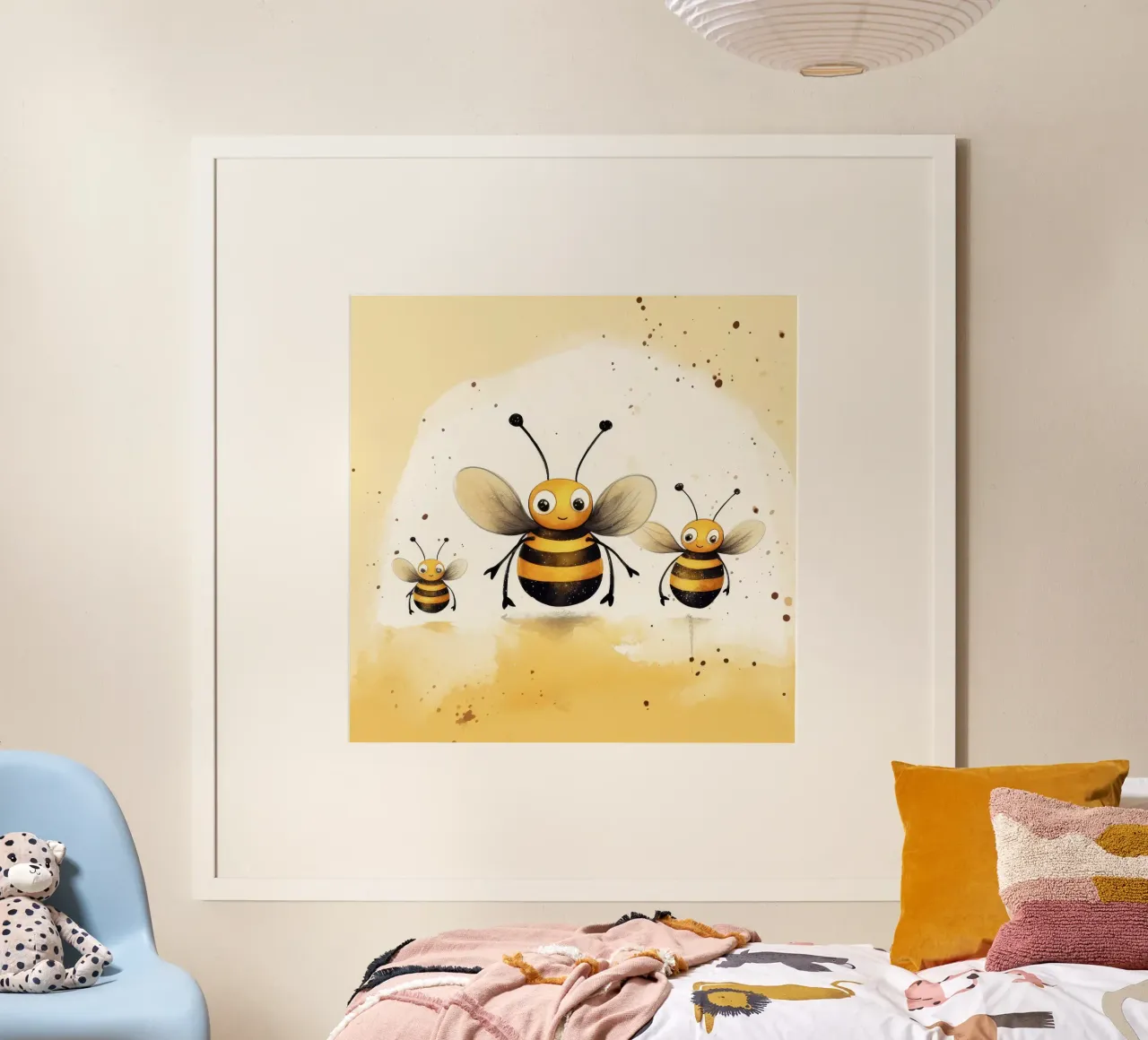 Retro Bee Gang carta hahnemühle da Funny Animals