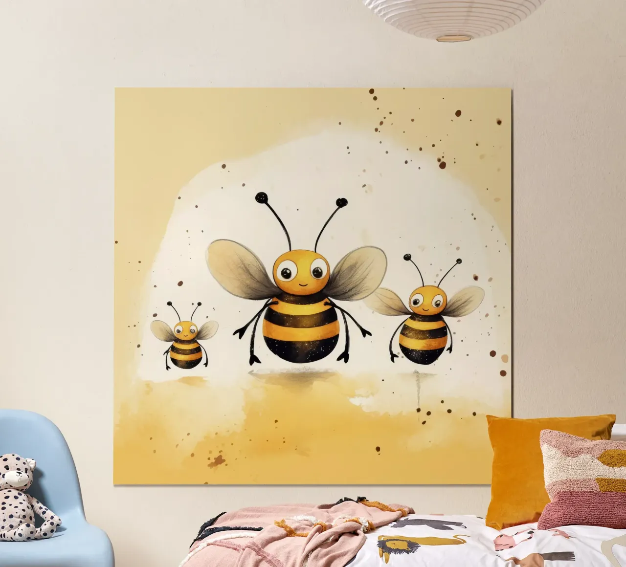 Retro Bee Gang carta hahnemühle da Funny Animals