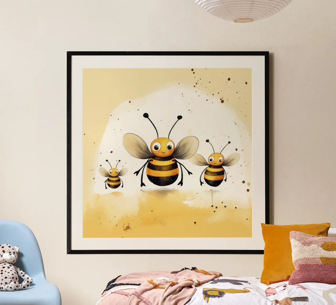 Retro Bee Gang carta hahnemühle da Funny Animals