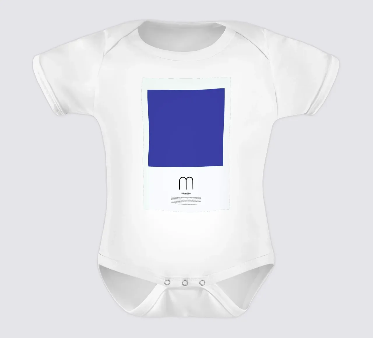 M - Minimalism body neonato maniche corte da The True Type