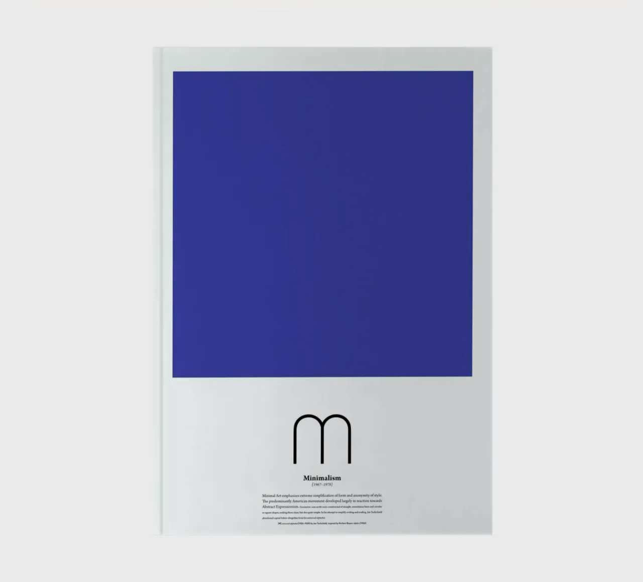 M - Minimalism Notizbuch von The True Type