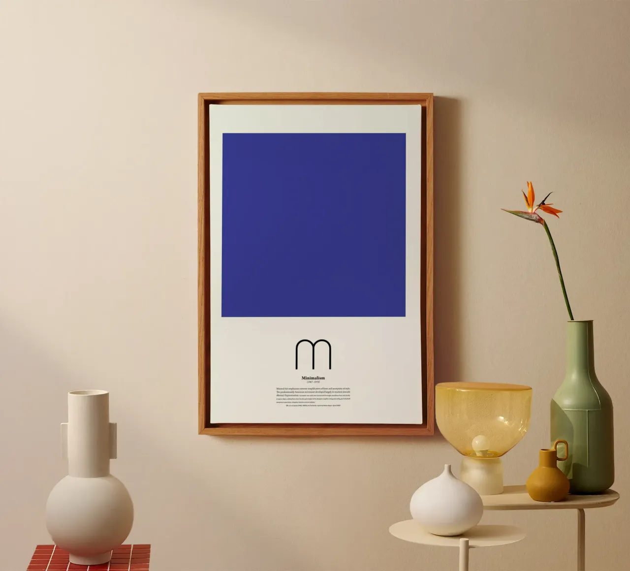 M - Minimalism tela con Cornice a cassetta da The True Type