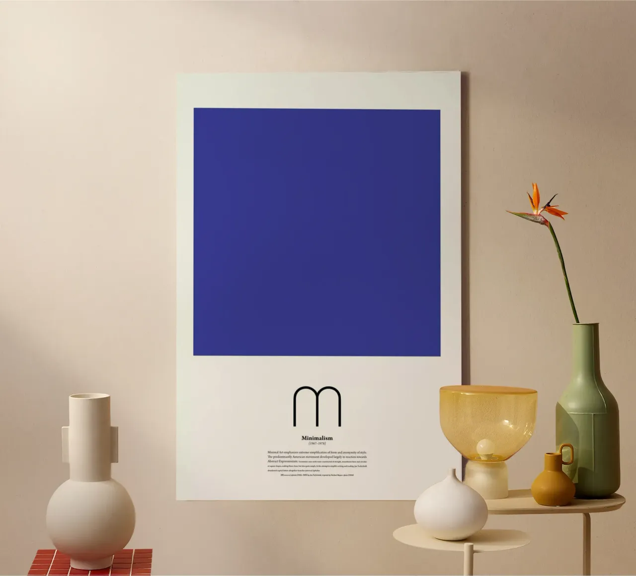 M - Minimalism tela con Cornice a cassetta da The True Type