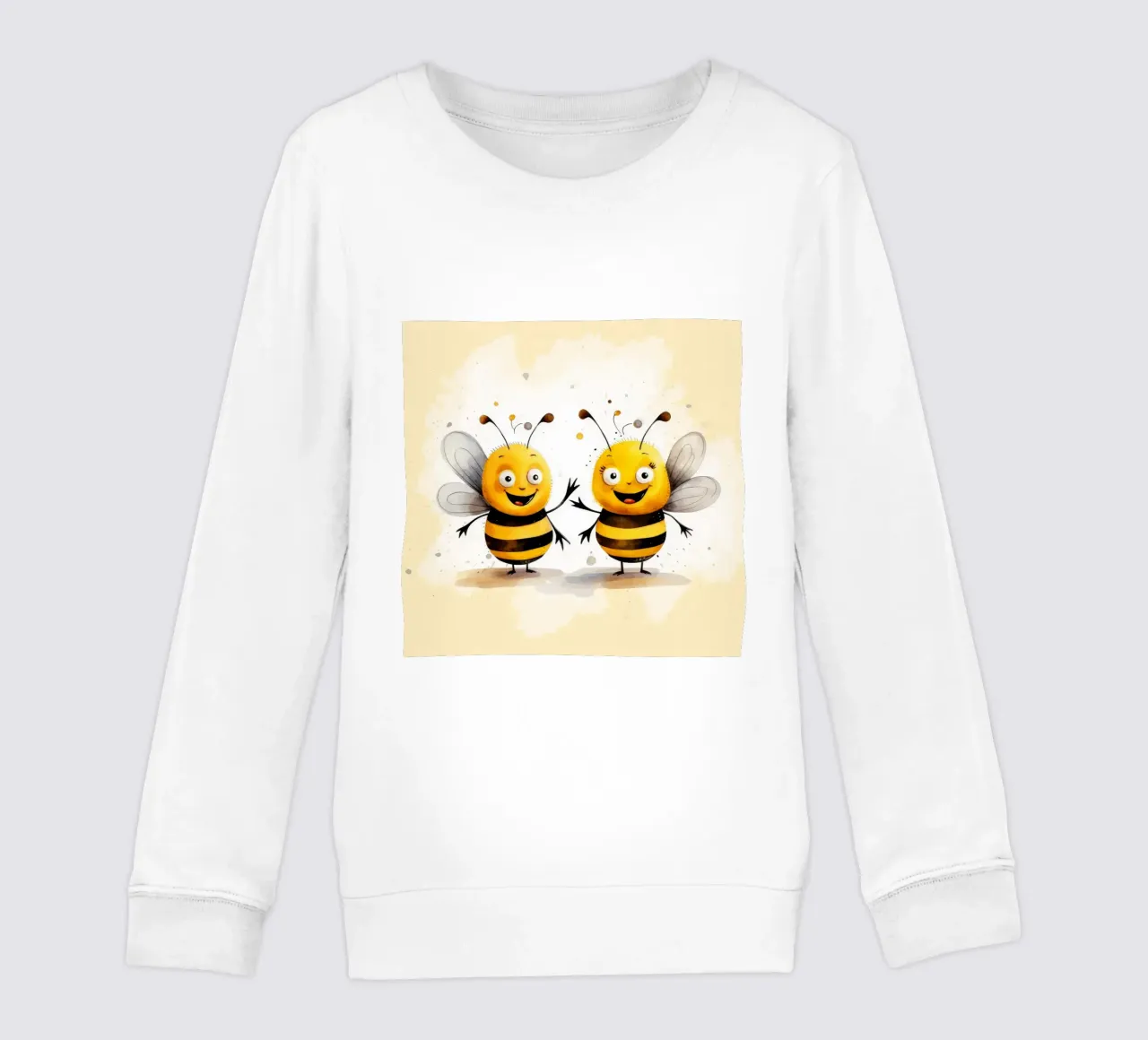 Retro Bee Duo felpa bambino da Funny Animals