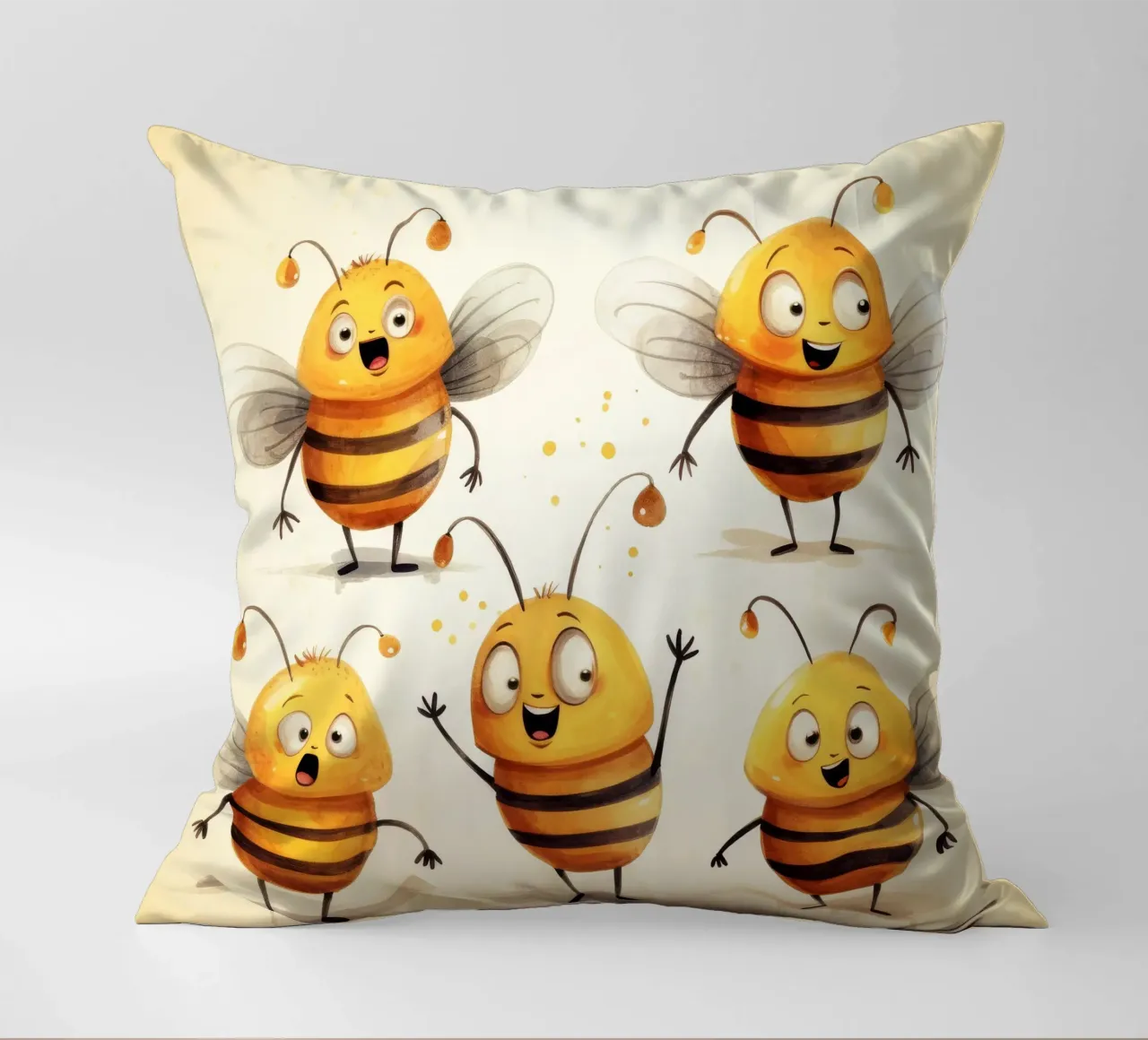 Retro Bee Gang cuscino da Funny Animals