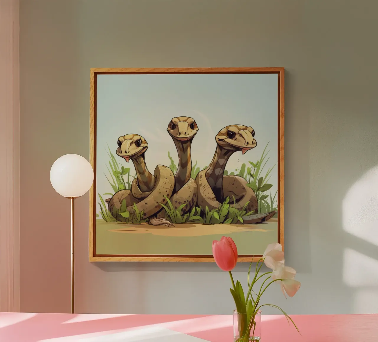 Gang di Boa Constrictor retrò plexiglass da Funny Animals