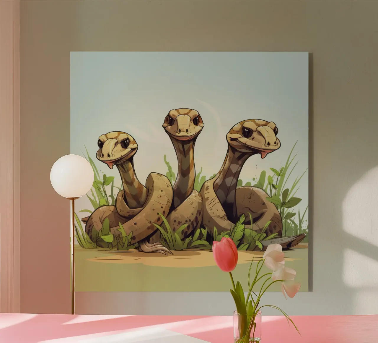 Gang di Boa Constrictor retrò plexiglass da Funny Animals